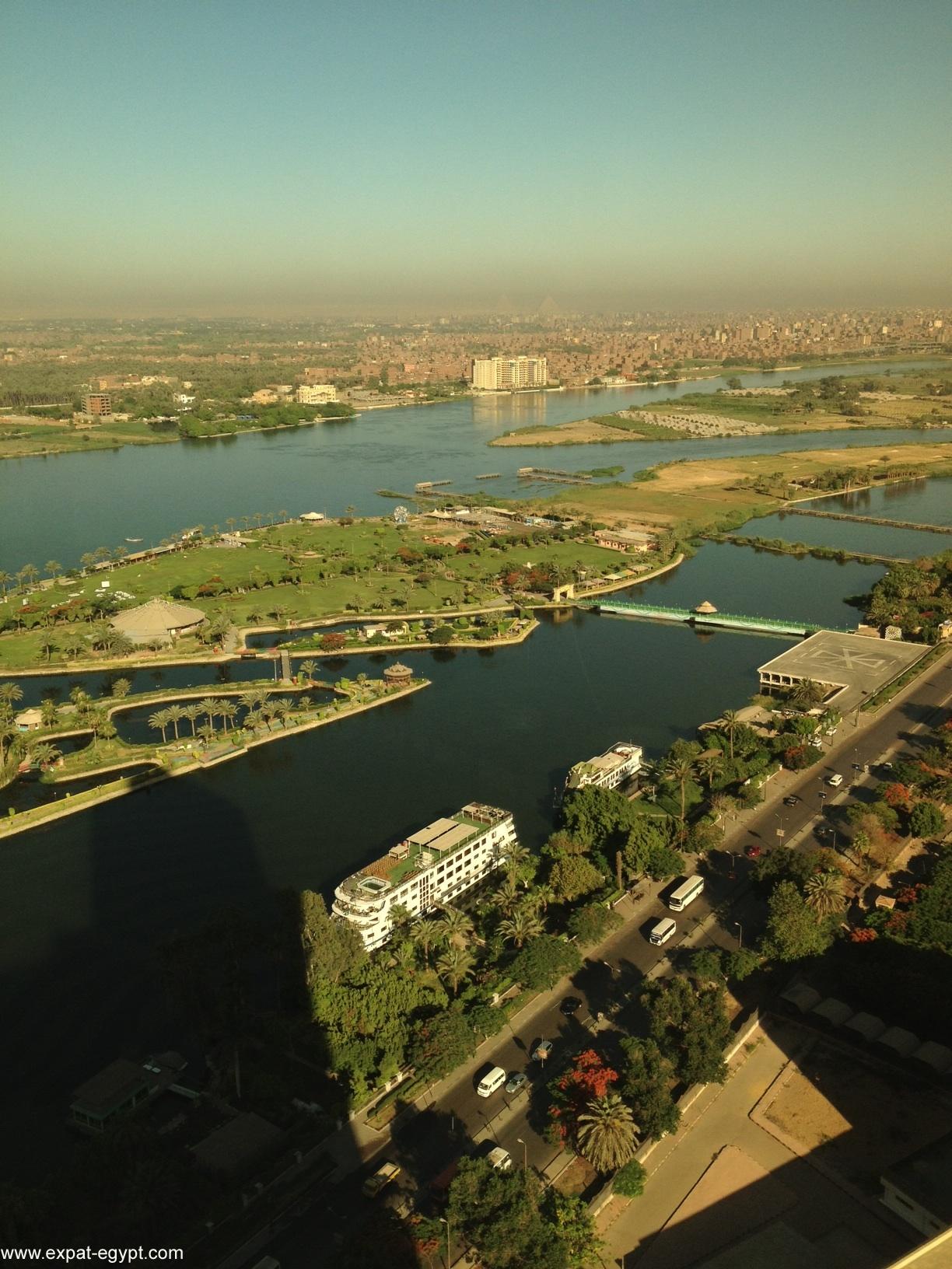 مصر، المعادى كورنيش النيل، شقة مذهلة مع إطلالة بانورامية على نهر النيل