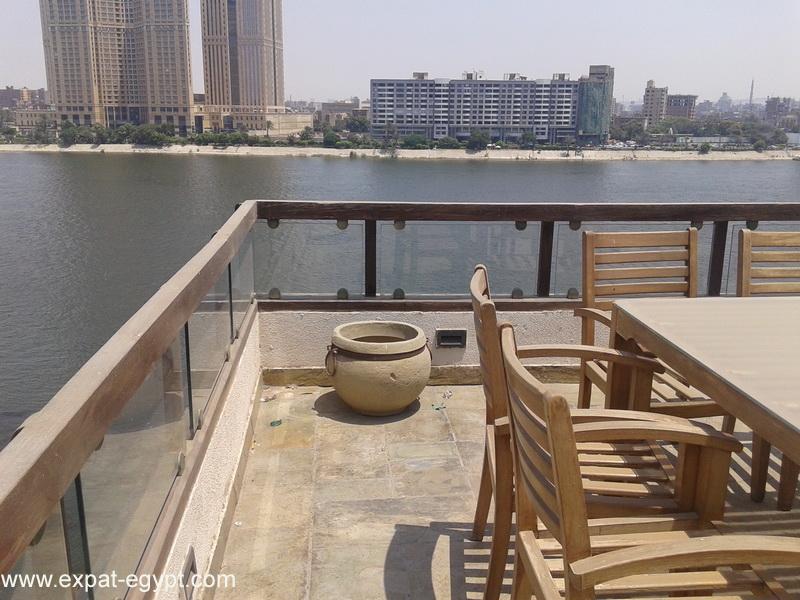 شقة للإيجار الزمالك، مصر، دوبلكس مع المدرجات كبيرة مذهلة النيل المشاهدات