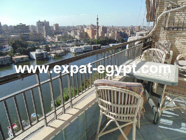 تطل على النيل شقة للإيجار في الزمالك ، القاهرة ، مصر
