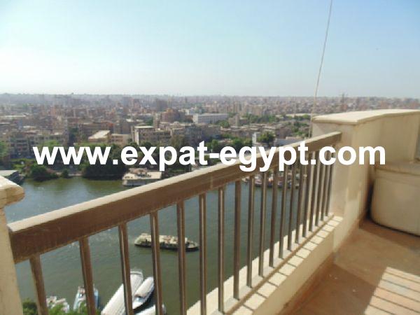دوبلكس اطلالة رائعة على النيل للايجار في الزمالك ، القاهرة ، مصر