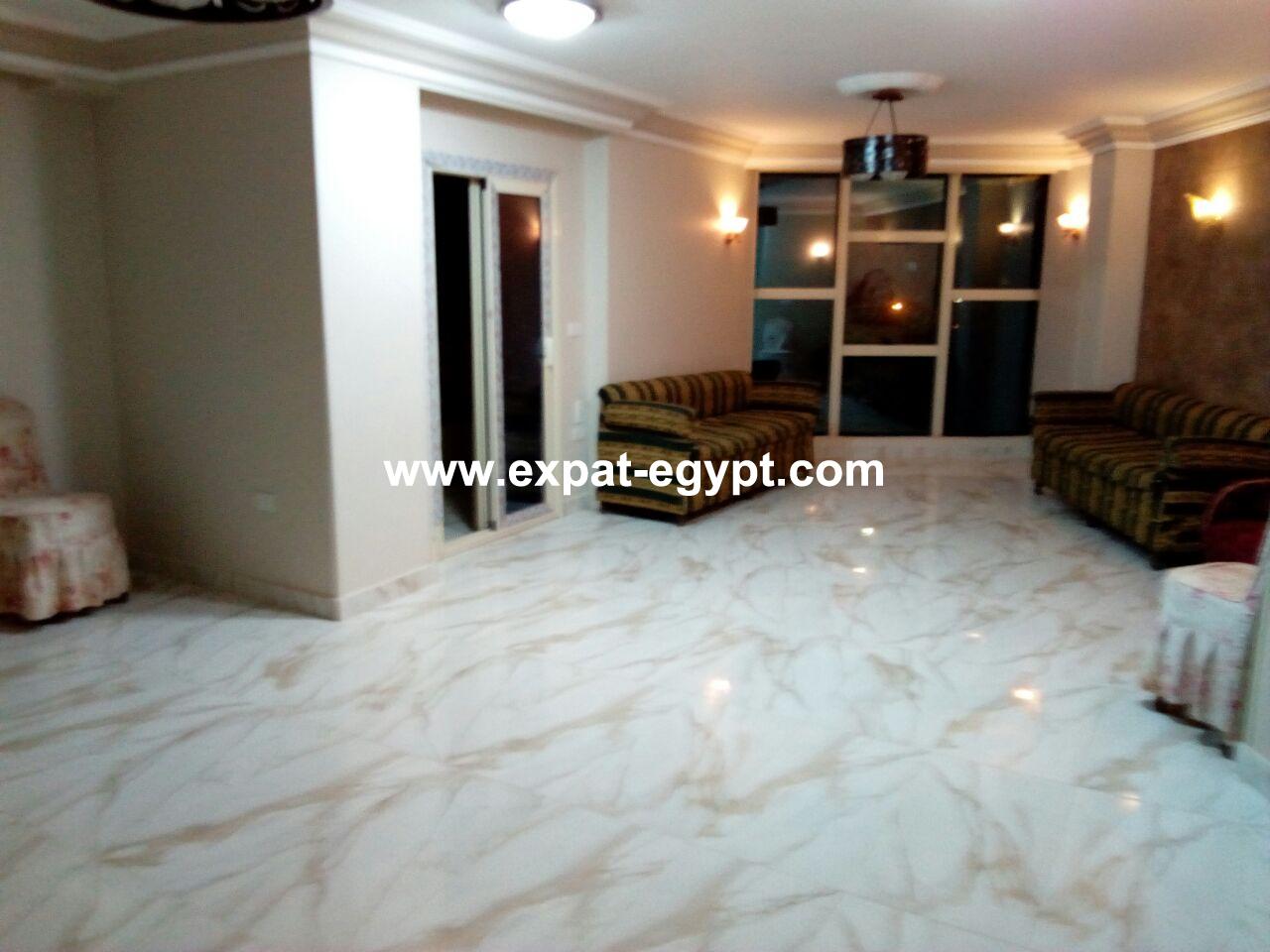 Apartment for rent in Mohandeseen , Giza , Egypt .